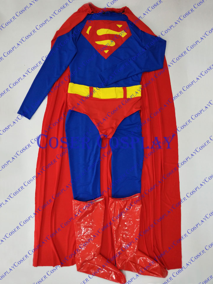 2019 Classic Superman Cosplay Costume Halloween 0325